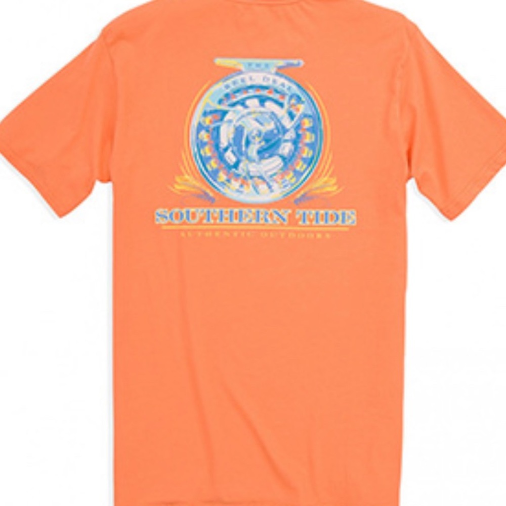 Southern tide “the reel deal” tee shirt